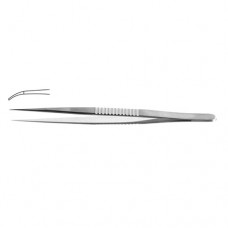 Diam-n-Dust™ Micro Forcep Curved Stainless Steel, 15 cm - 6" Diameter 0.40 mm